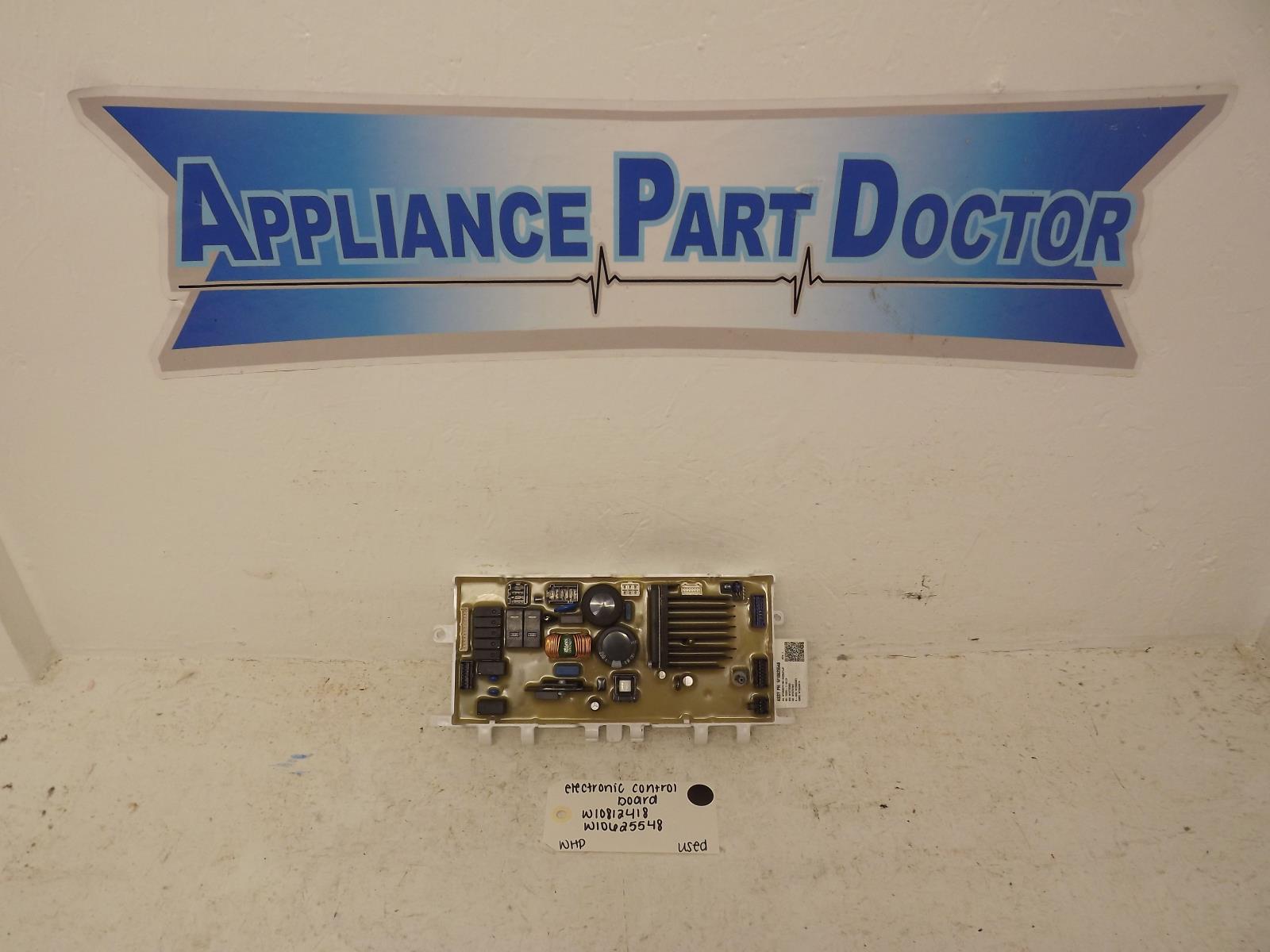 Whirlpool Washer W10812418 W10625548 Electronic Control Board Used Whirlpool Washer W10812418 W10625548 Electronic Control Board Used